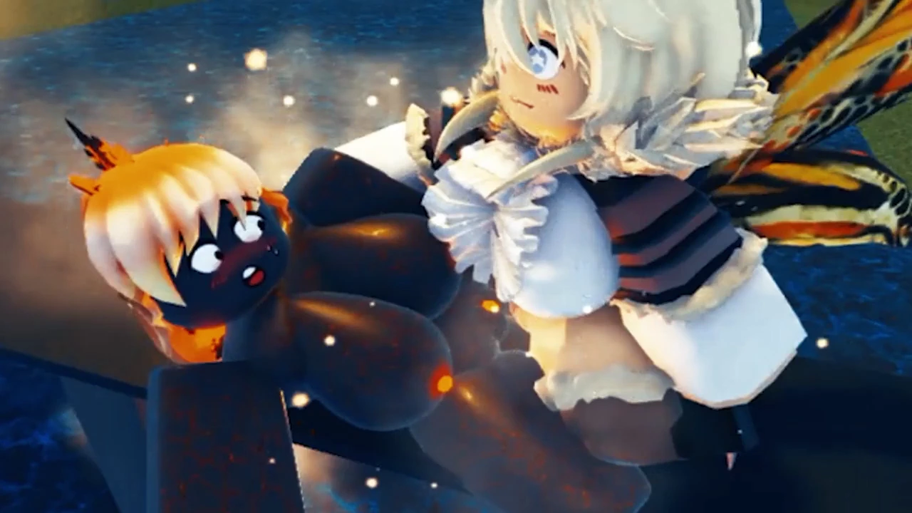 Monster mashup: Godzilla and Mothra's erotic encounter in Roblox porn video