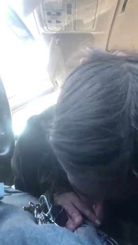 Amateur brunettes enjoy car fetish and lesbian BDSM porn video